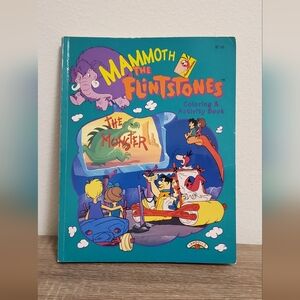 Vintage 1994 Mammoth The Flintstones Coloring Book